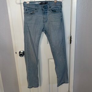 Hollister slim straight blue jeans